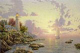 Thomas Kinkade Famous Paintings - The Sea Of Tranquility